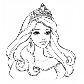 Desenhos de Princesas para Imprimir e Colorir