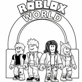 Desenhos de Roblox para imprimir e colorir Desenhos de Roblox para imprimir e colorir
