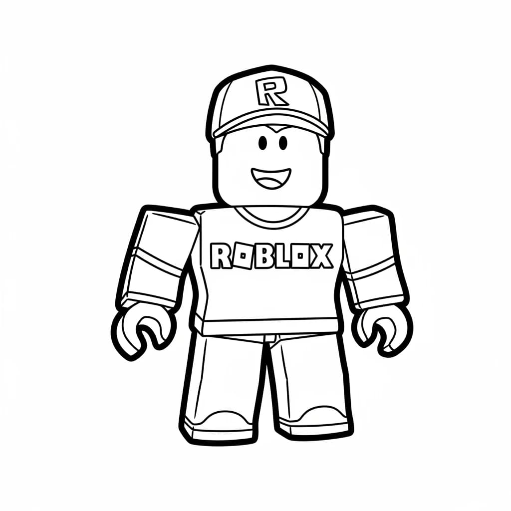 Desenhos de Roblox para imprimir e colorir