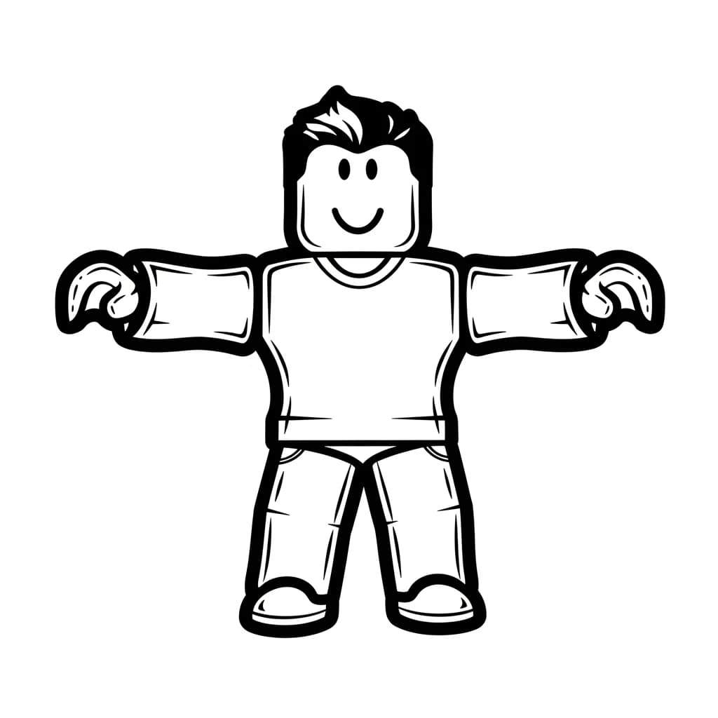 Desenhos de Roblox para imprimir e colorir