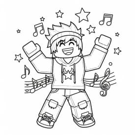 Desenhos de Roblox para imprimir e colorir Desenhos de Roblox para imprimir e colorir