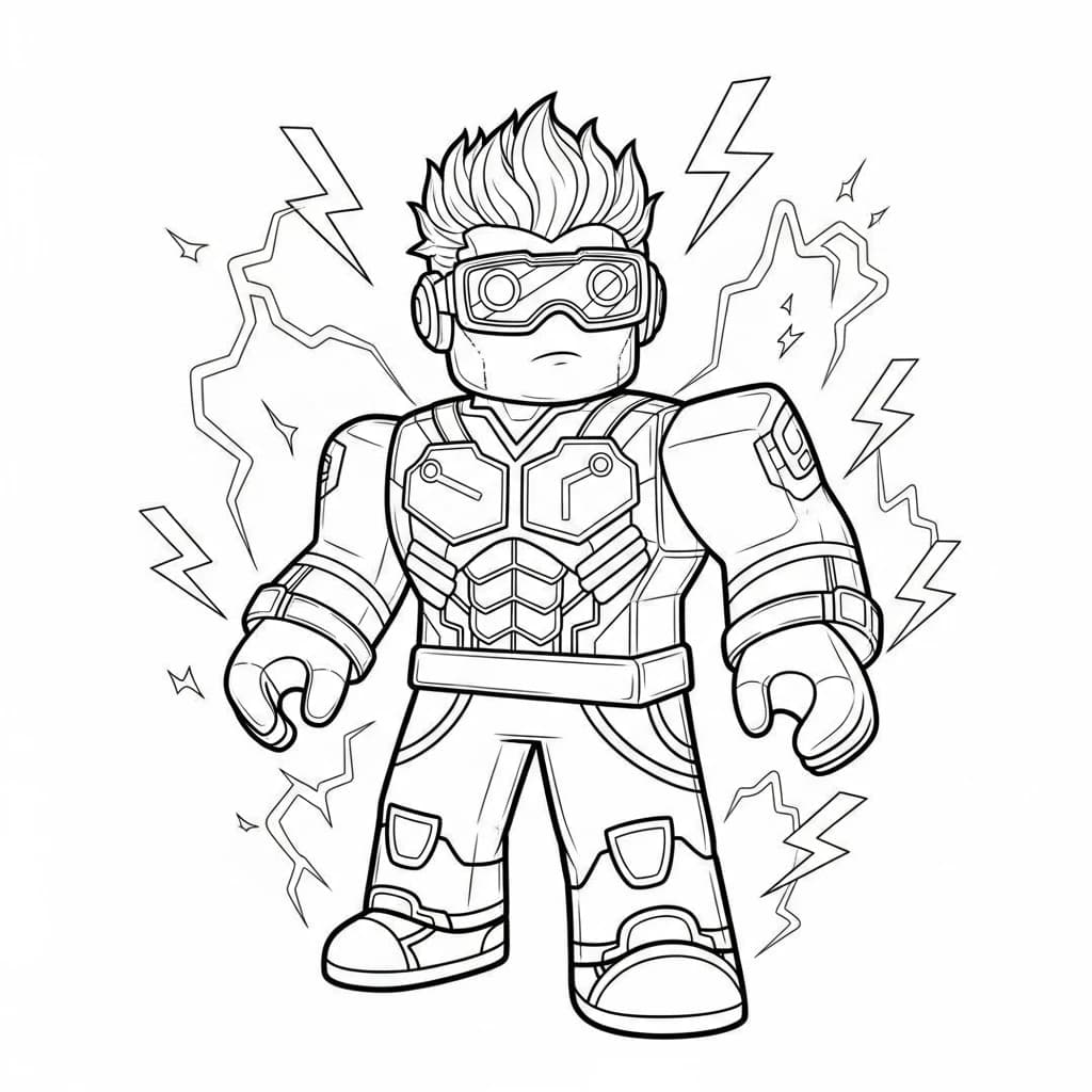 Desenhos de Roblox para imprimir e colorir