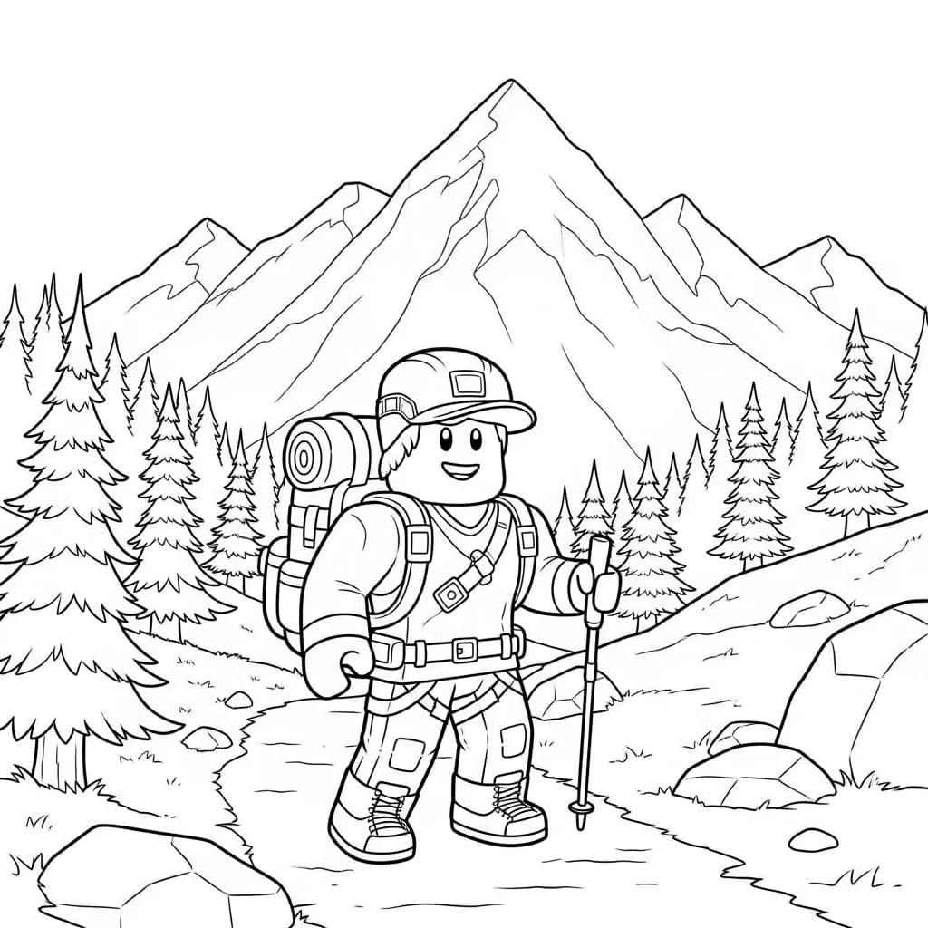 Desenhos de Roblox para imprimir e colorir