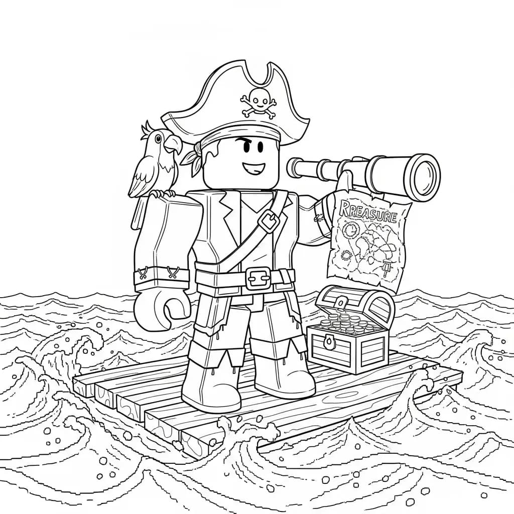 Desenhos de Roblox para imprimir e colorir