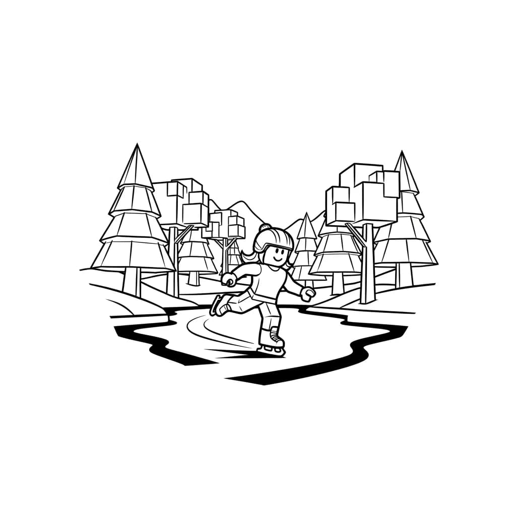 Desenhos de Roblox para imprimir e colorir