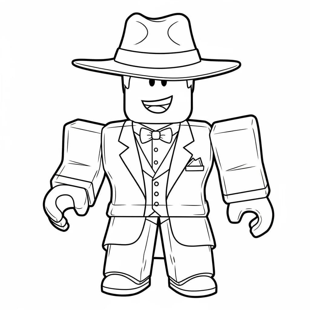 Desenhos de Roblox para imprimir e colorir