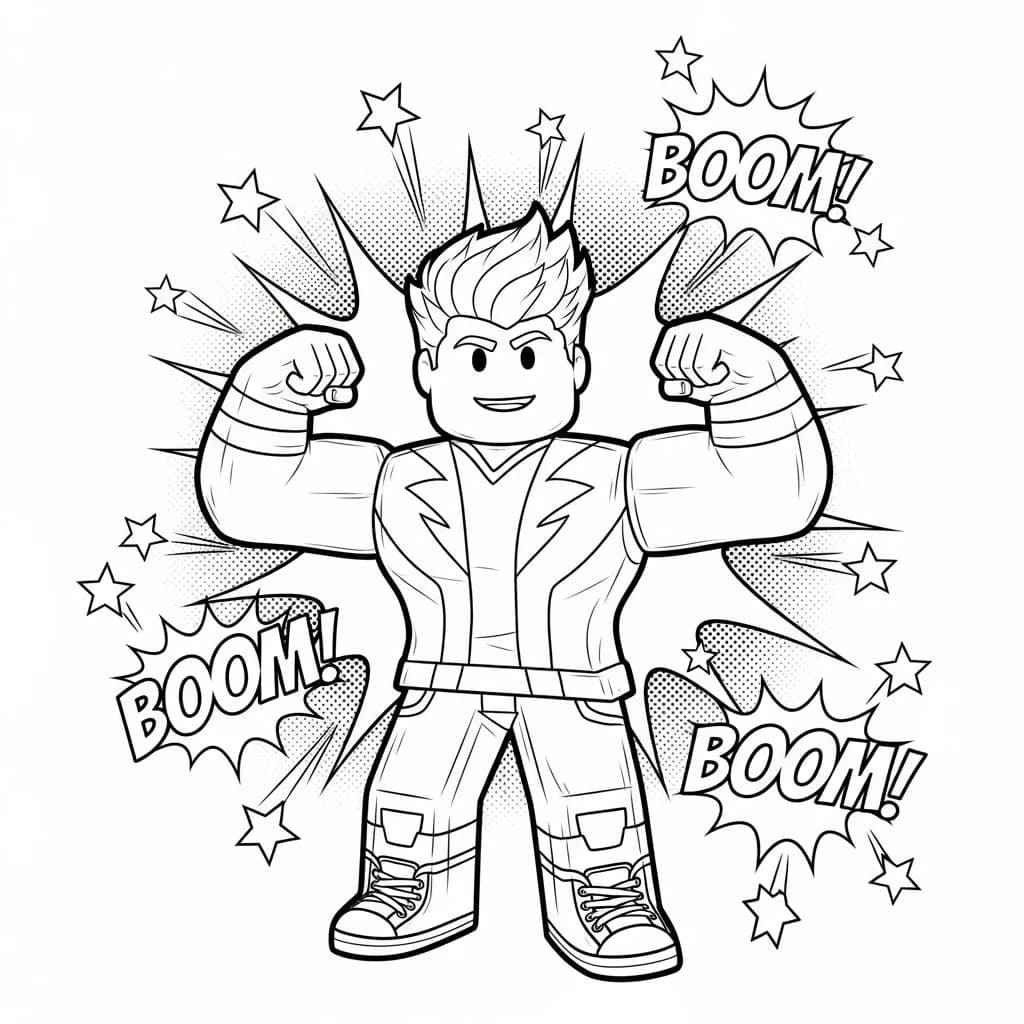 Desenhos de Roblox para imprimir e colorir