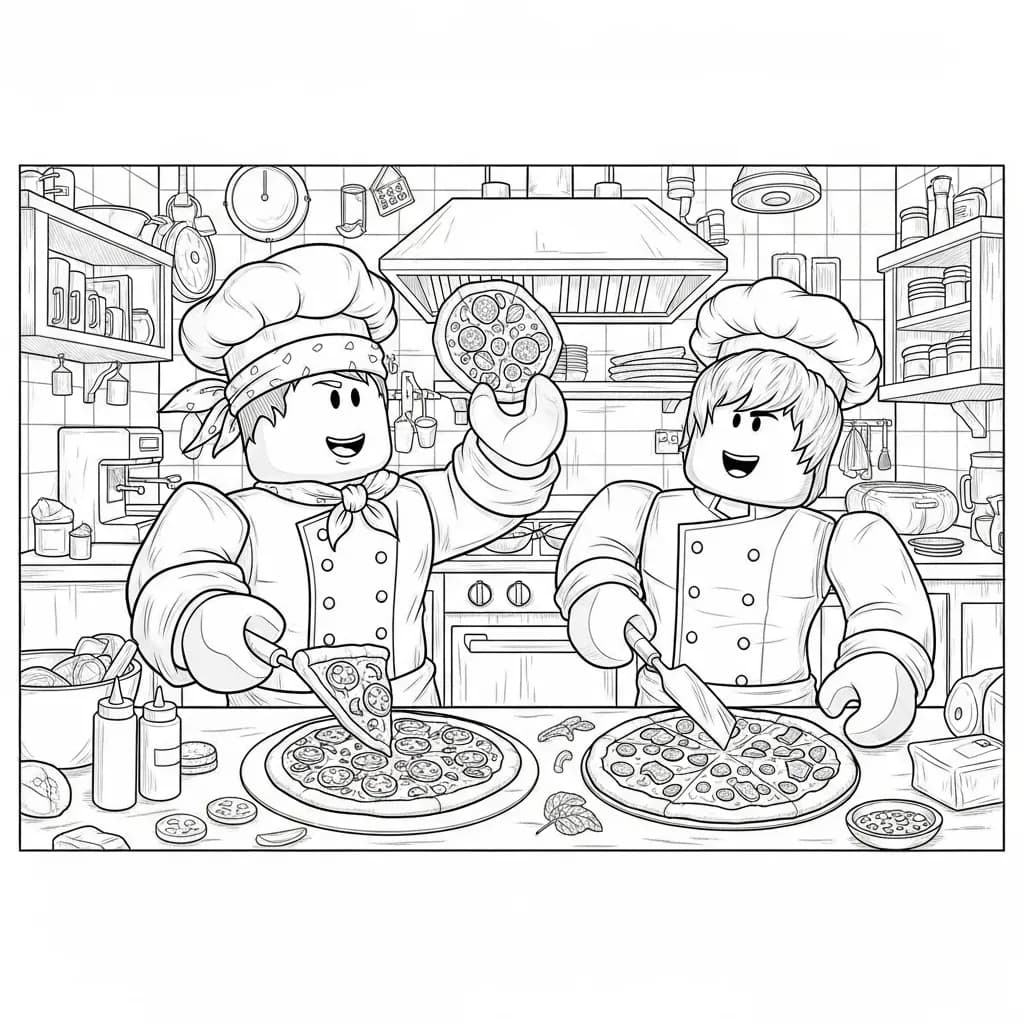 Desenhos de Roblox para imprimir e colorir