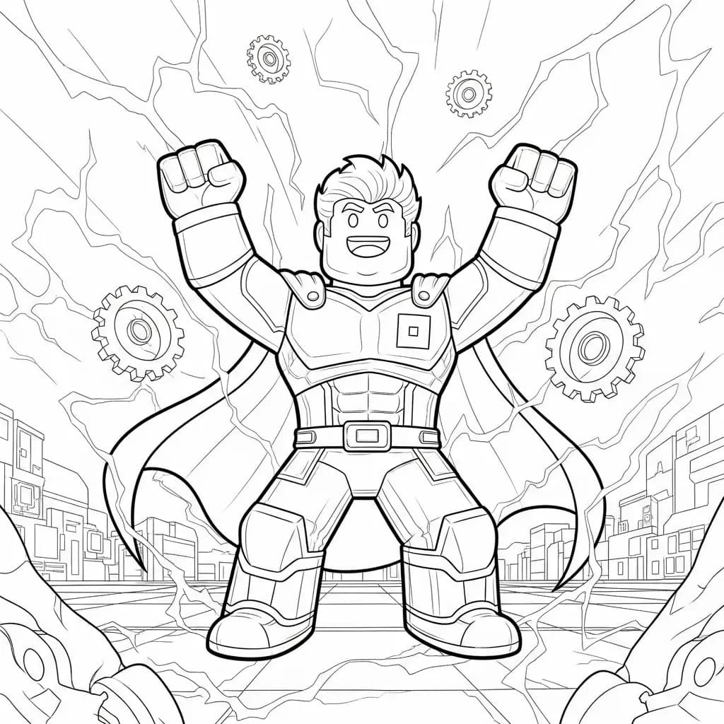 Desenhos de Roblox para imprimir e colorir