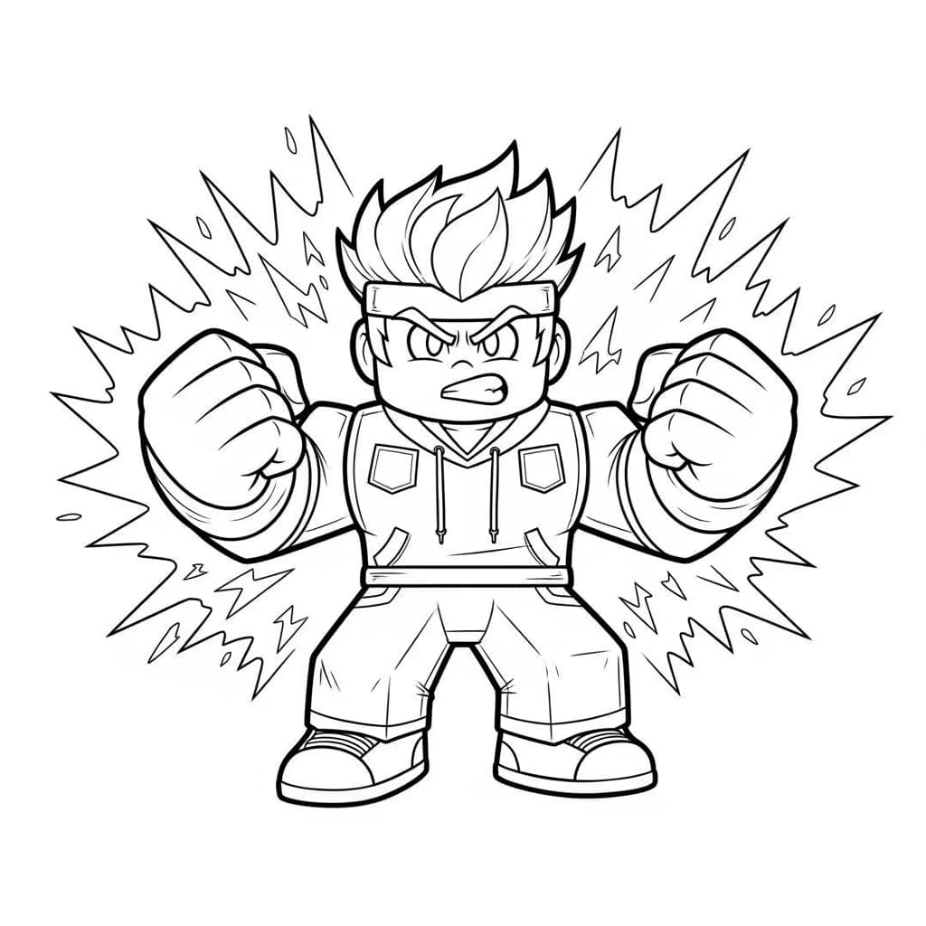 Desenhos de Roblox para imprimir e colorir