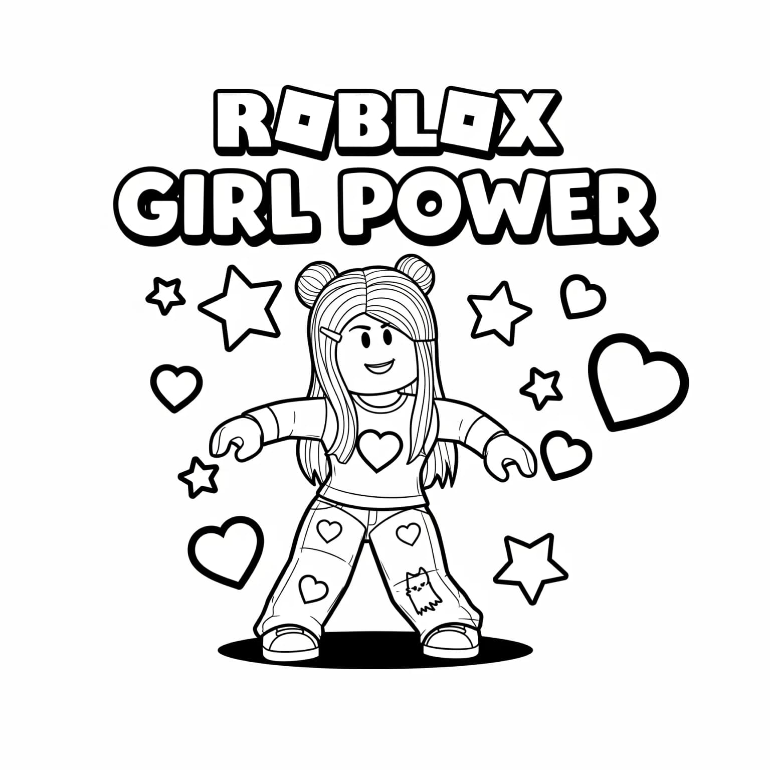 Desenhos de Roblox para imprimir e colorir