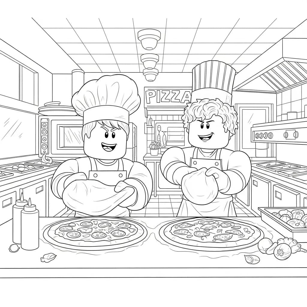 Desenhos de Roblox para imprimir e colorir