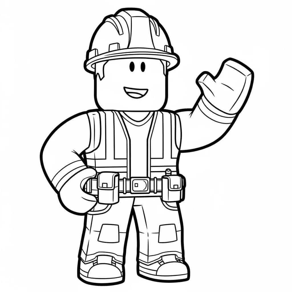 Desenhos de Roblox para imprimir e colorir