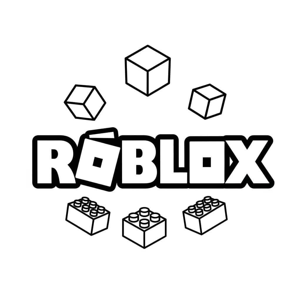 Desenhos de Roblox para imprimir e colorir