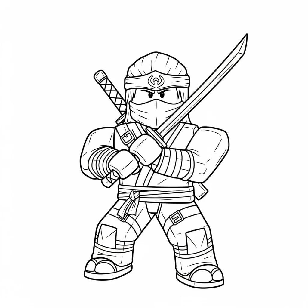 Desenhos de Roblox para imprimir e colorir