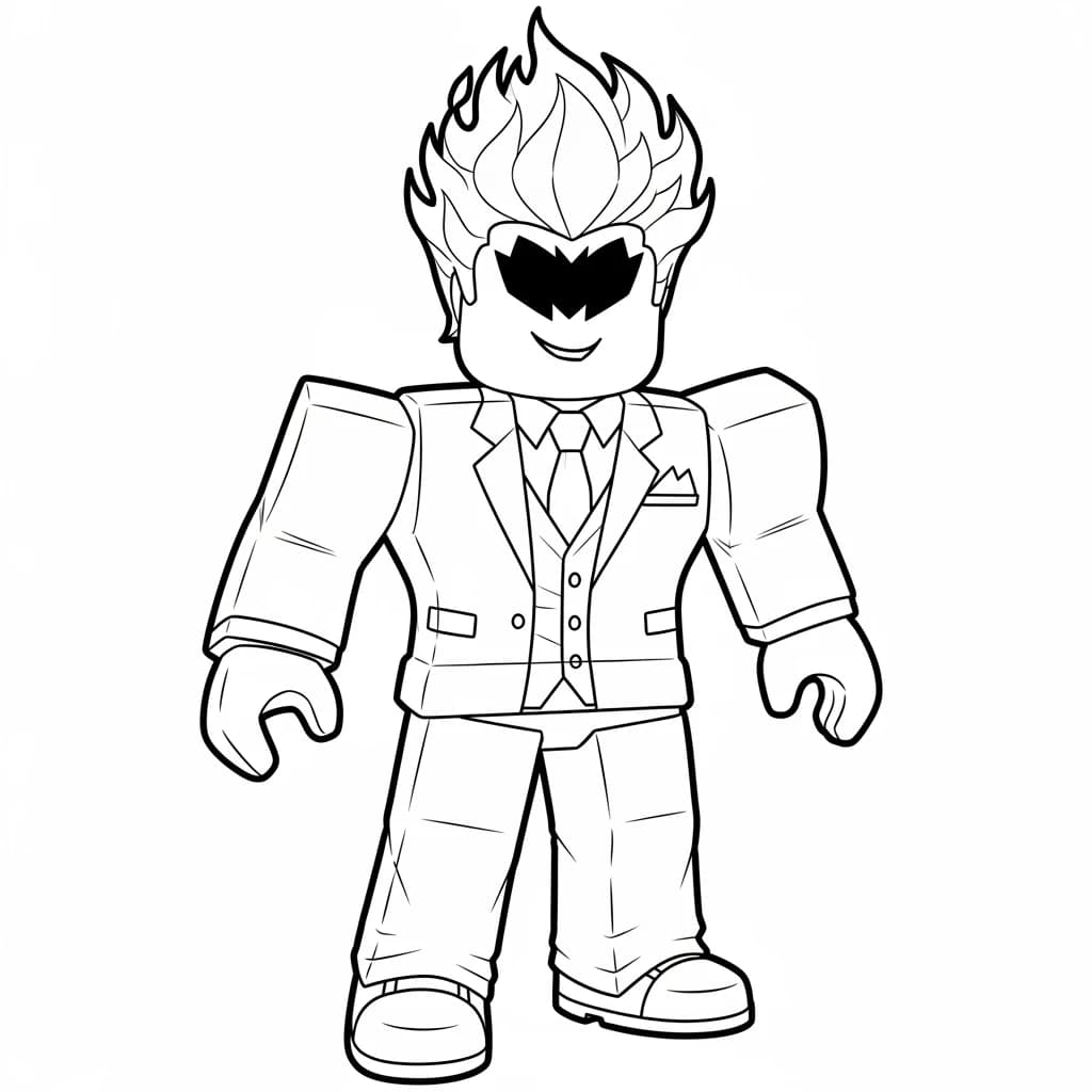 Desenhos de Roblox para imprimir e colorir