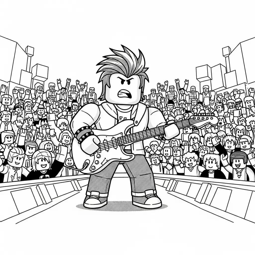 Desenhos de Roblox para imprimir e colorir