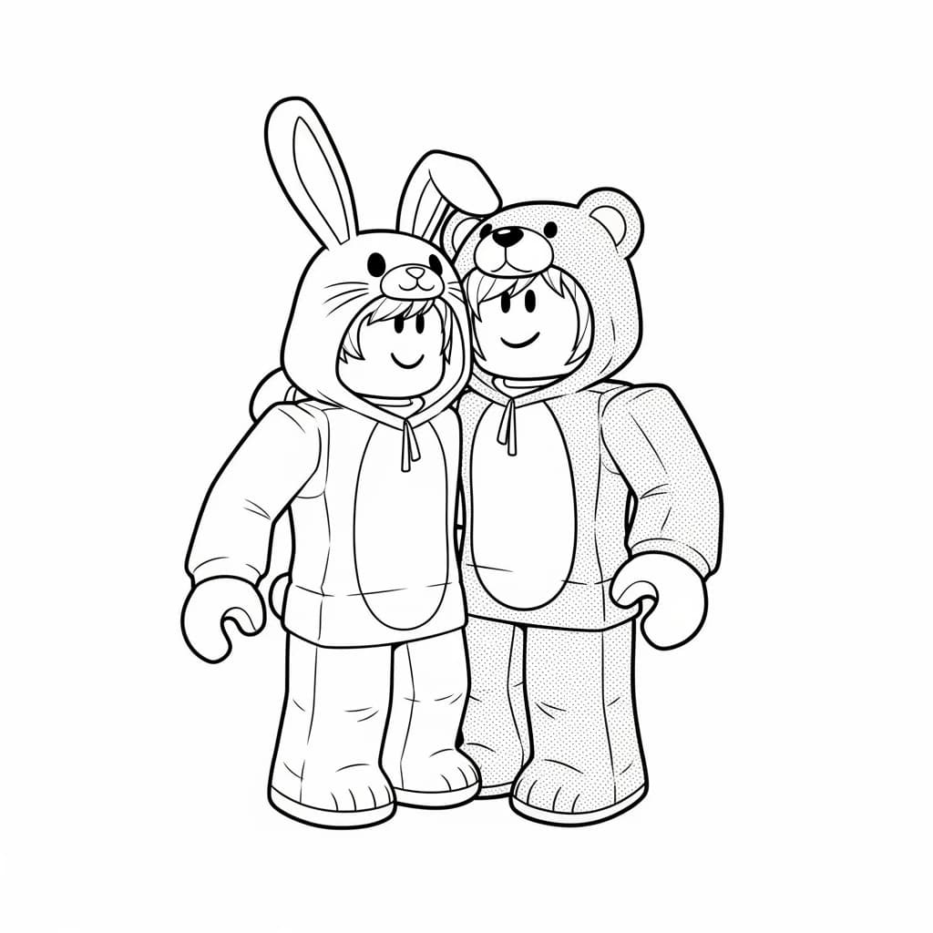 Desenhos de Roblox para imprimir e colorir