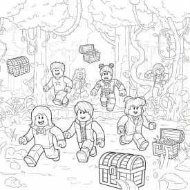 Desenhos de Roblox para imprimir e colorir