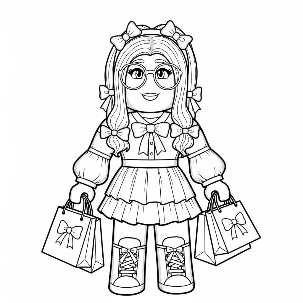 Desenhos de Roblox para imprimir e colorir