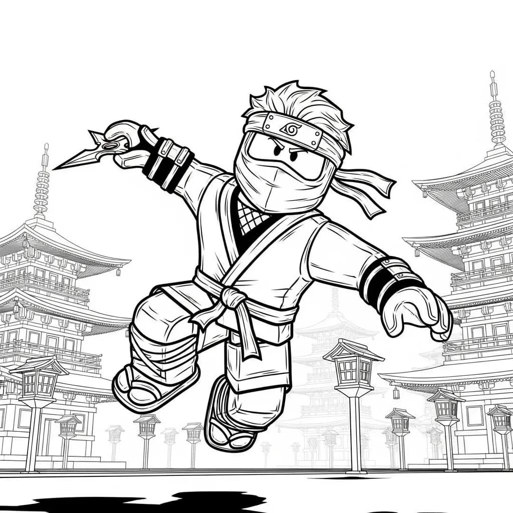 Desenhos de Roblox para imprimir e colorir