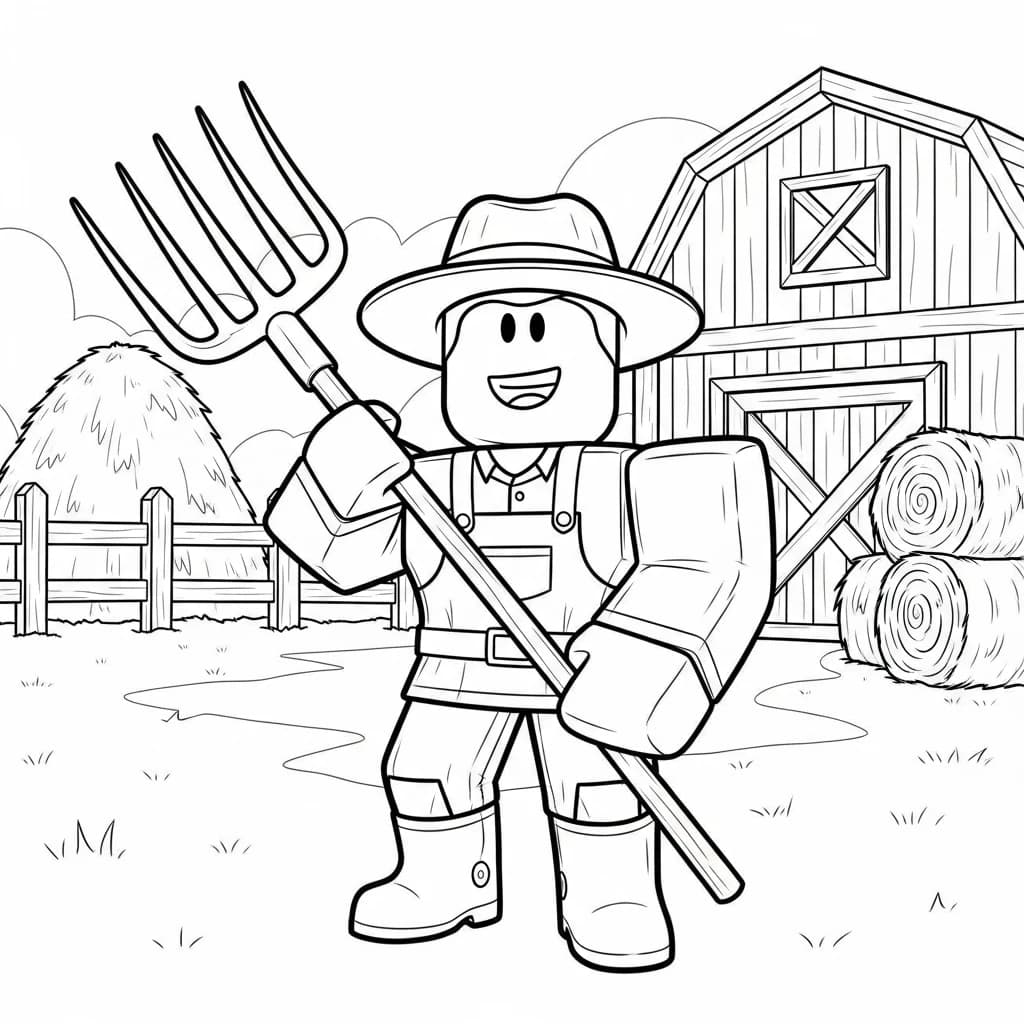 Desenhos de Roblox para imprimir e colorir