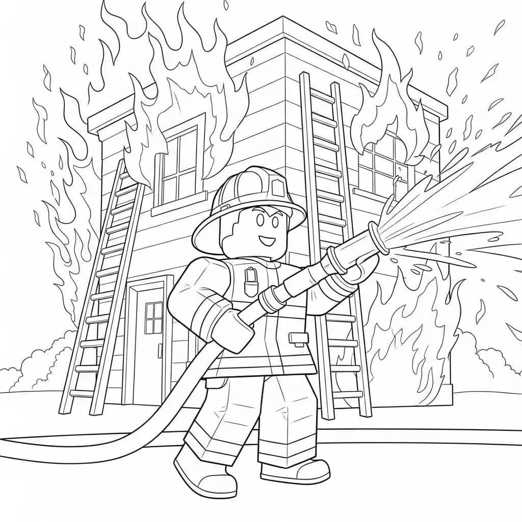 Desenhos de Roblox para imprimir e colorir