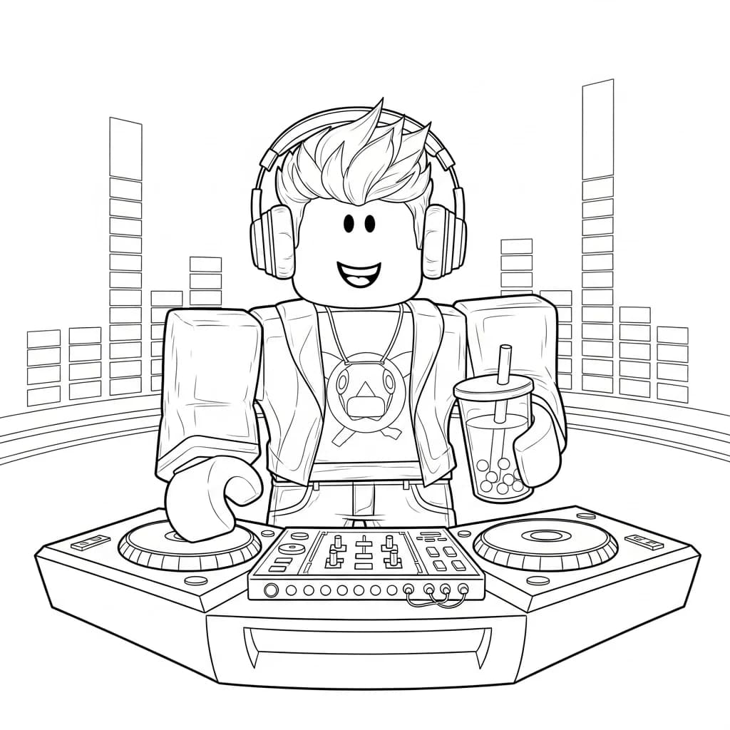 Desenhos de Roblox para imprimir e colorir