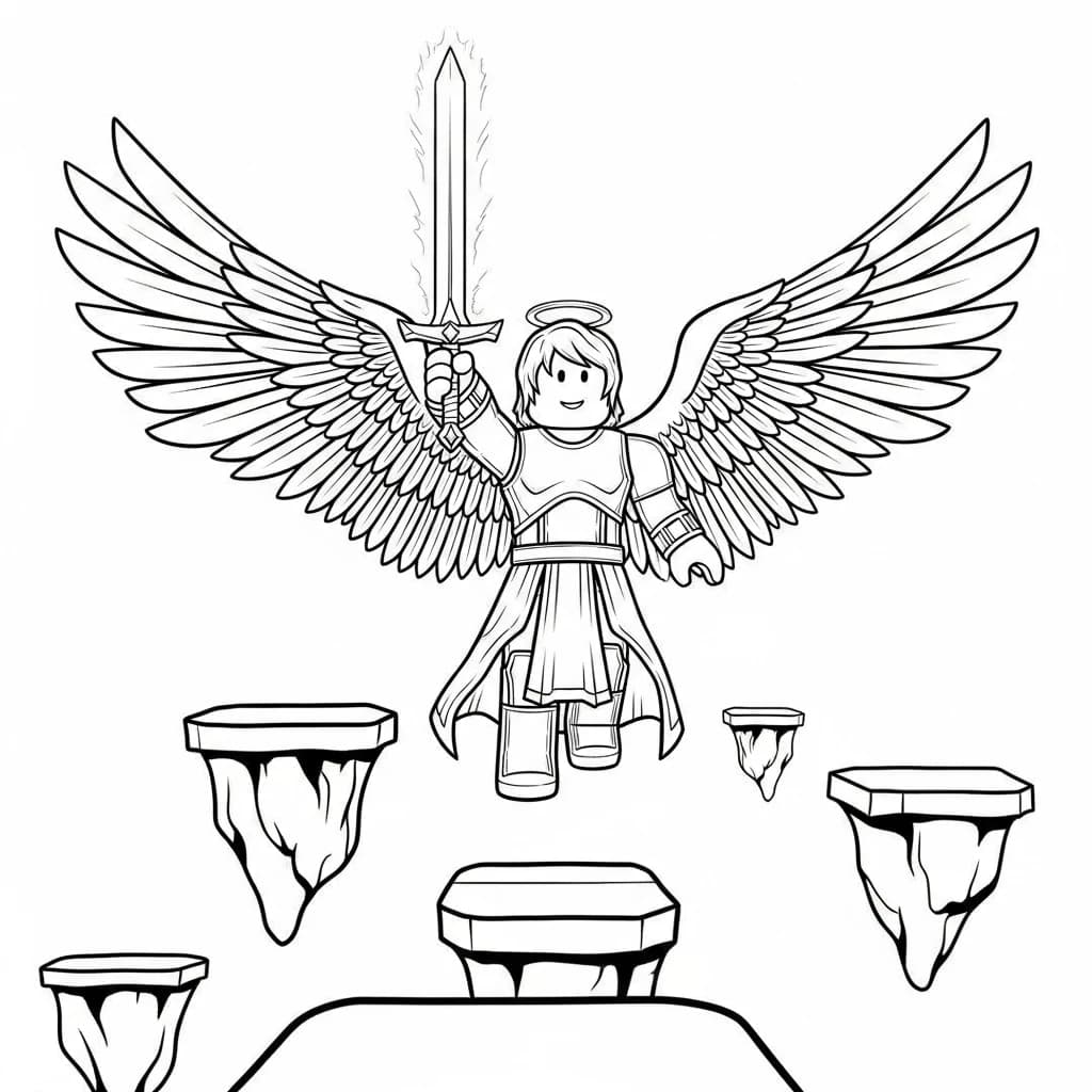 Desenhos de Roblox para imprimir e colorir