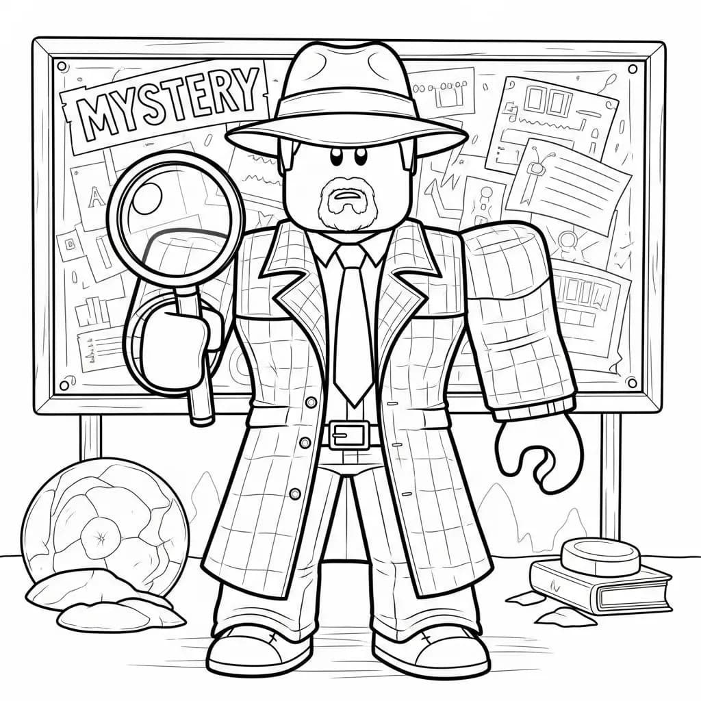 Desenhos de Roblox para imprimir e colorir