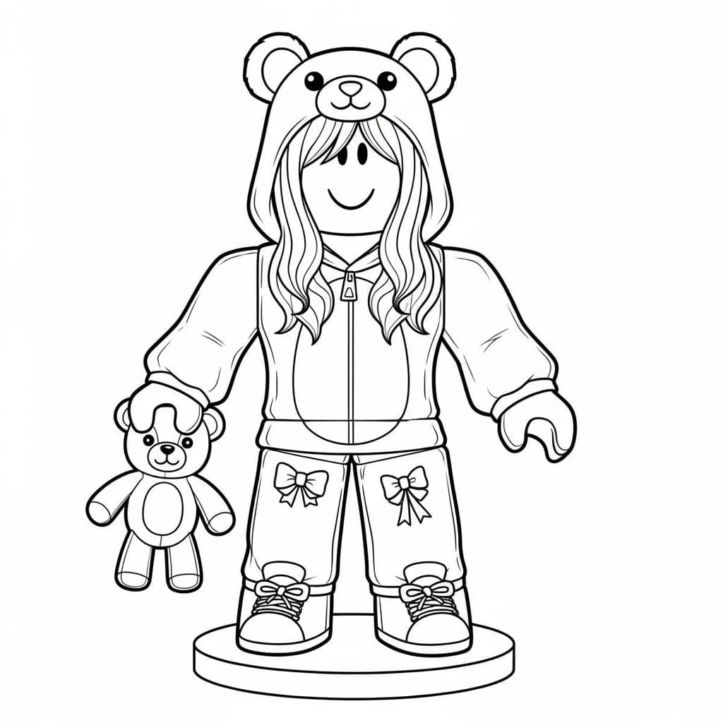 Desenhos de Roblox para imprimir e colorir