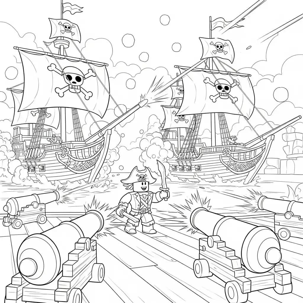 Desenhos de Roblox para imprimir e colorir