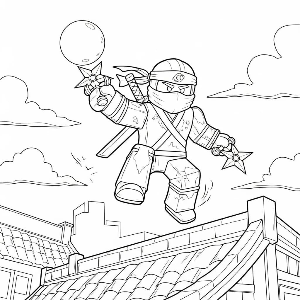 Desenhos de Roblox para imprimir e colorir