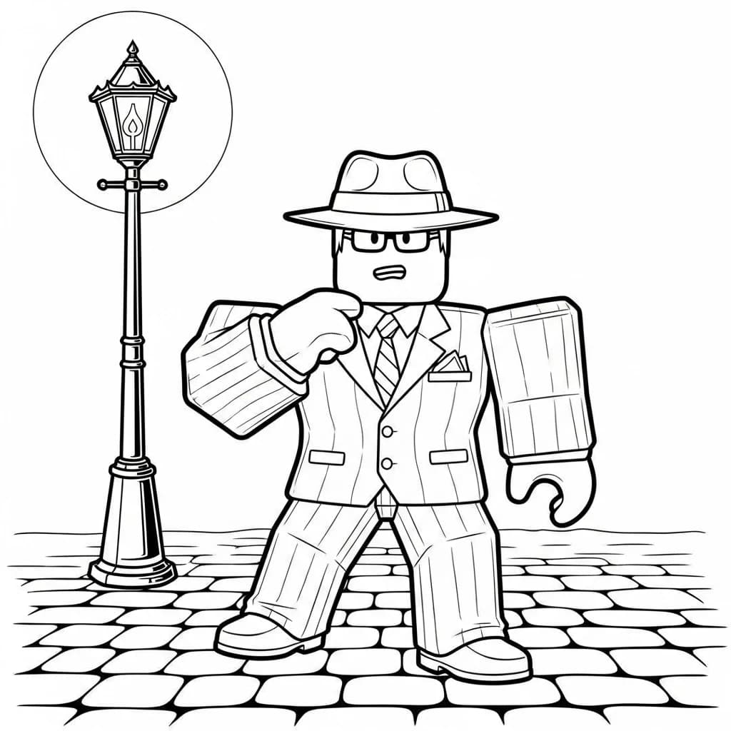 Desenhos de Roblox para imprimir e colorir