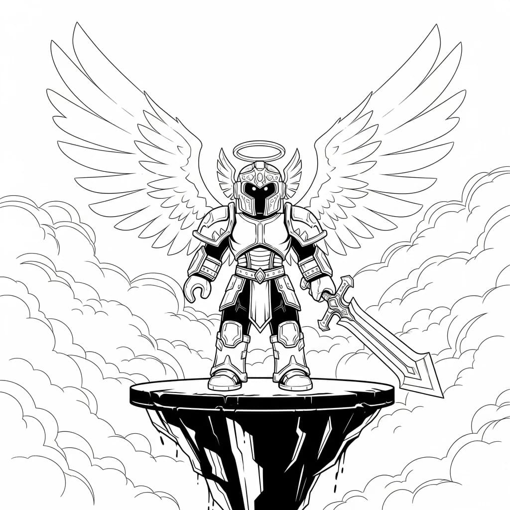 Desenhos de Roblox para imprimir e colorir