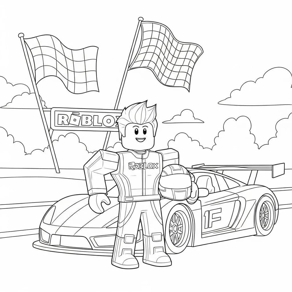 Desenhos de Roblox para imprimir e colorir