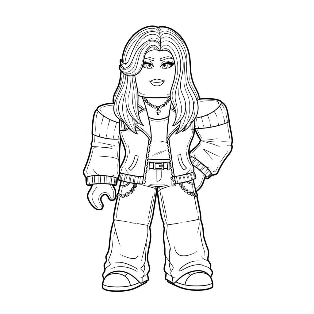 Desenhos de Roblox para imprimir e colorir