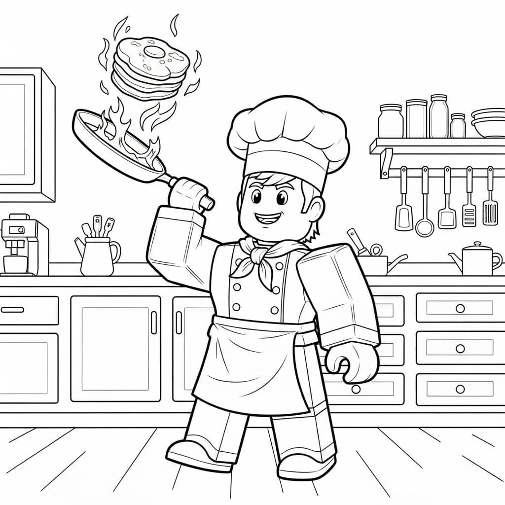 Desenhos de Roblox para imprimir e colorir