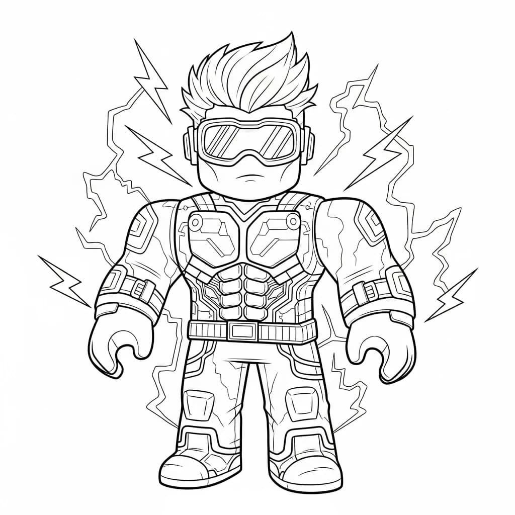 Desenhos de Roblox para imprimir e colorir