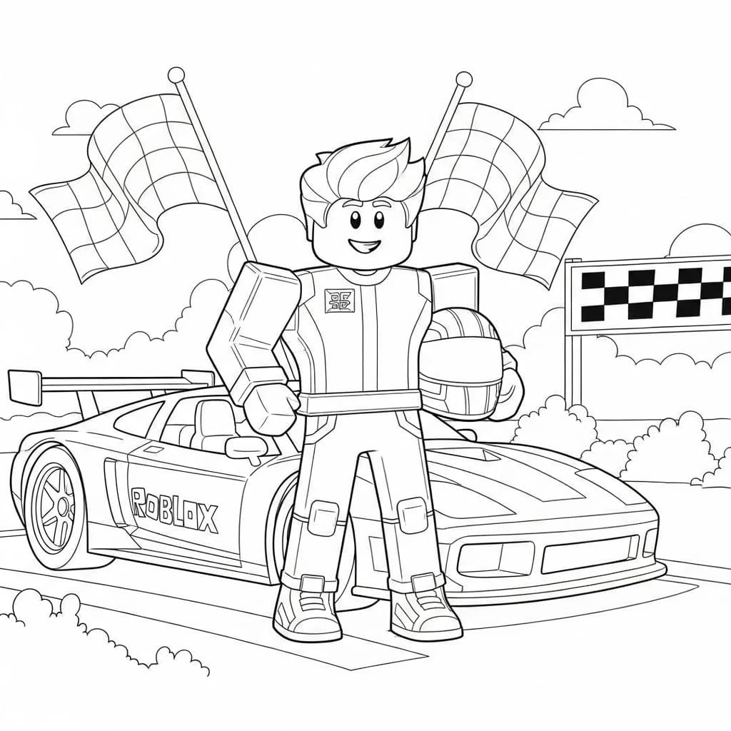 Desenhos de Roblox para imprimir e colorir