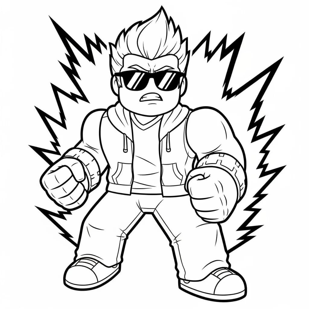 Desenhos de Roblox para imprimir e colorir