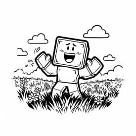 Desenhos de Roblox para imprimir e colorir