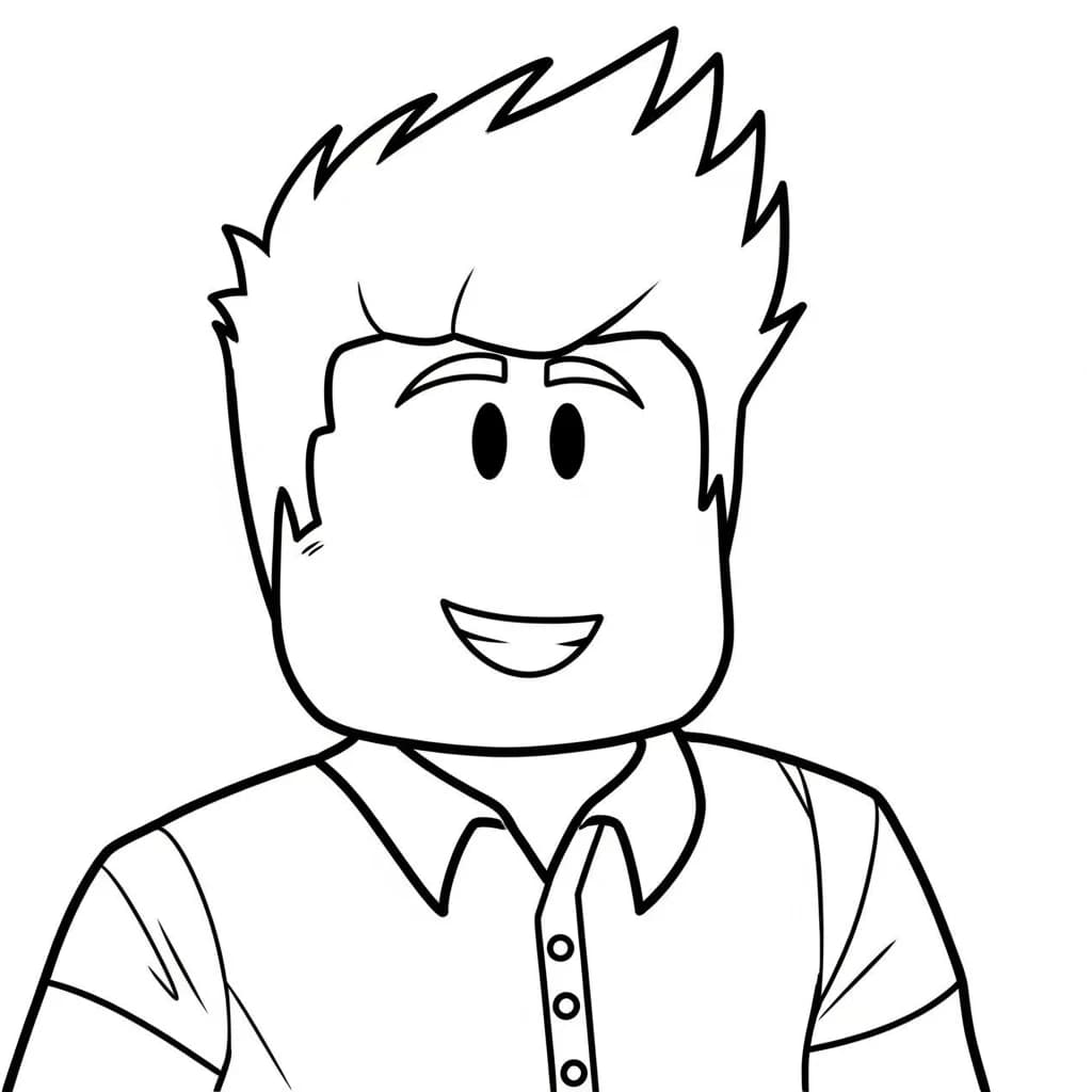 Desenhos de Roblox para imprimir e colorir
