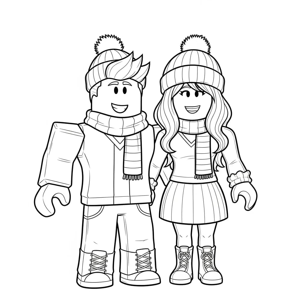 Desenhos de Roblox para imprimir e colorir