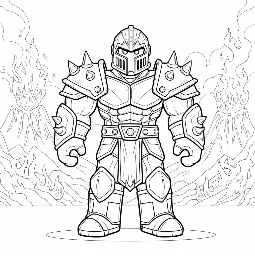 Desenhos de Roblox para imprimir e colorir