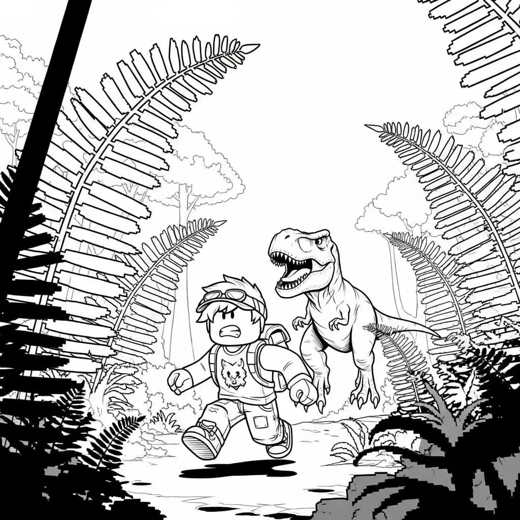 Desenhos de Roblox para imprimir e colorir