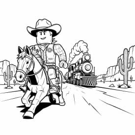 Desenhos de Roblox para imprimir e colorir Desenhos de Roblox para imprimir e colorir