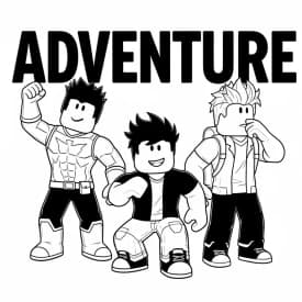 Desenhos de Roblox para imprimir e colorir Desenhos de Roblox para imprimir e colorir