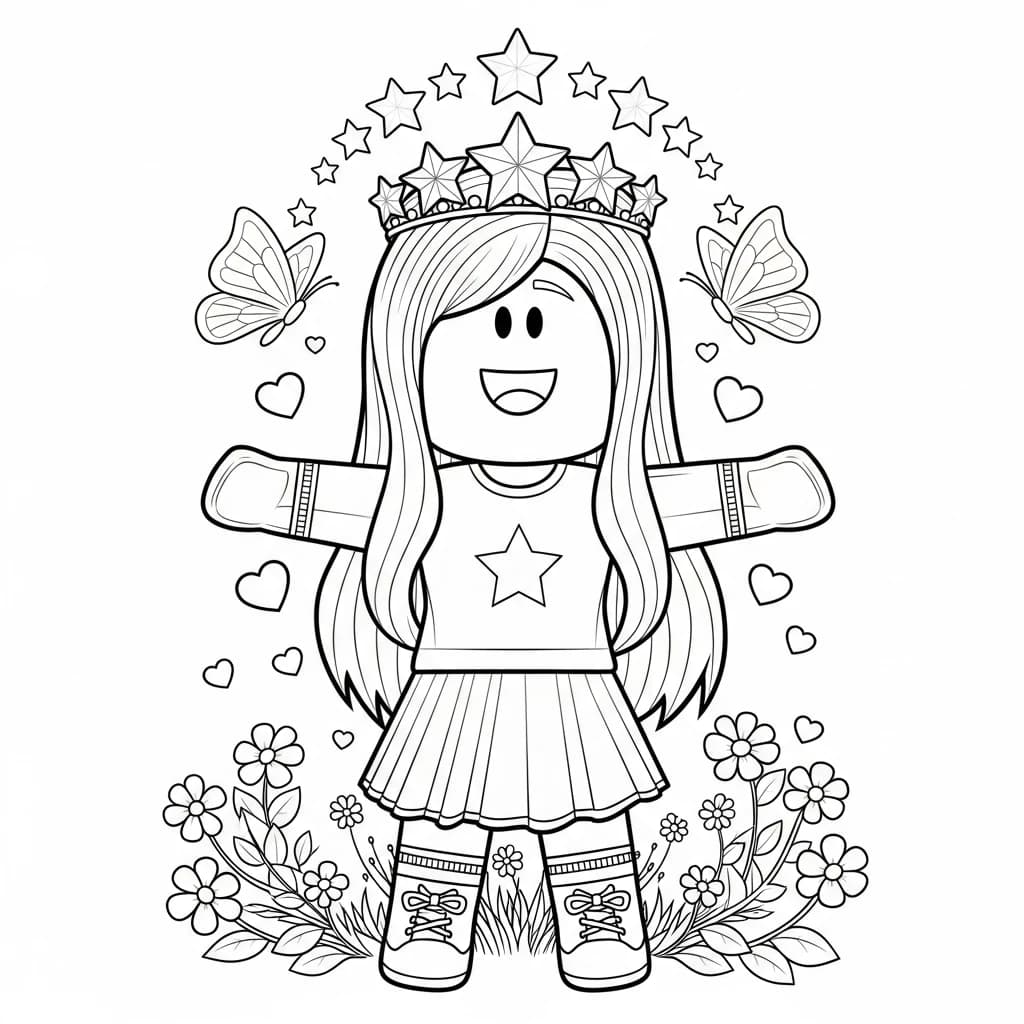 Desenhos de Roblox para imprimir e colorir