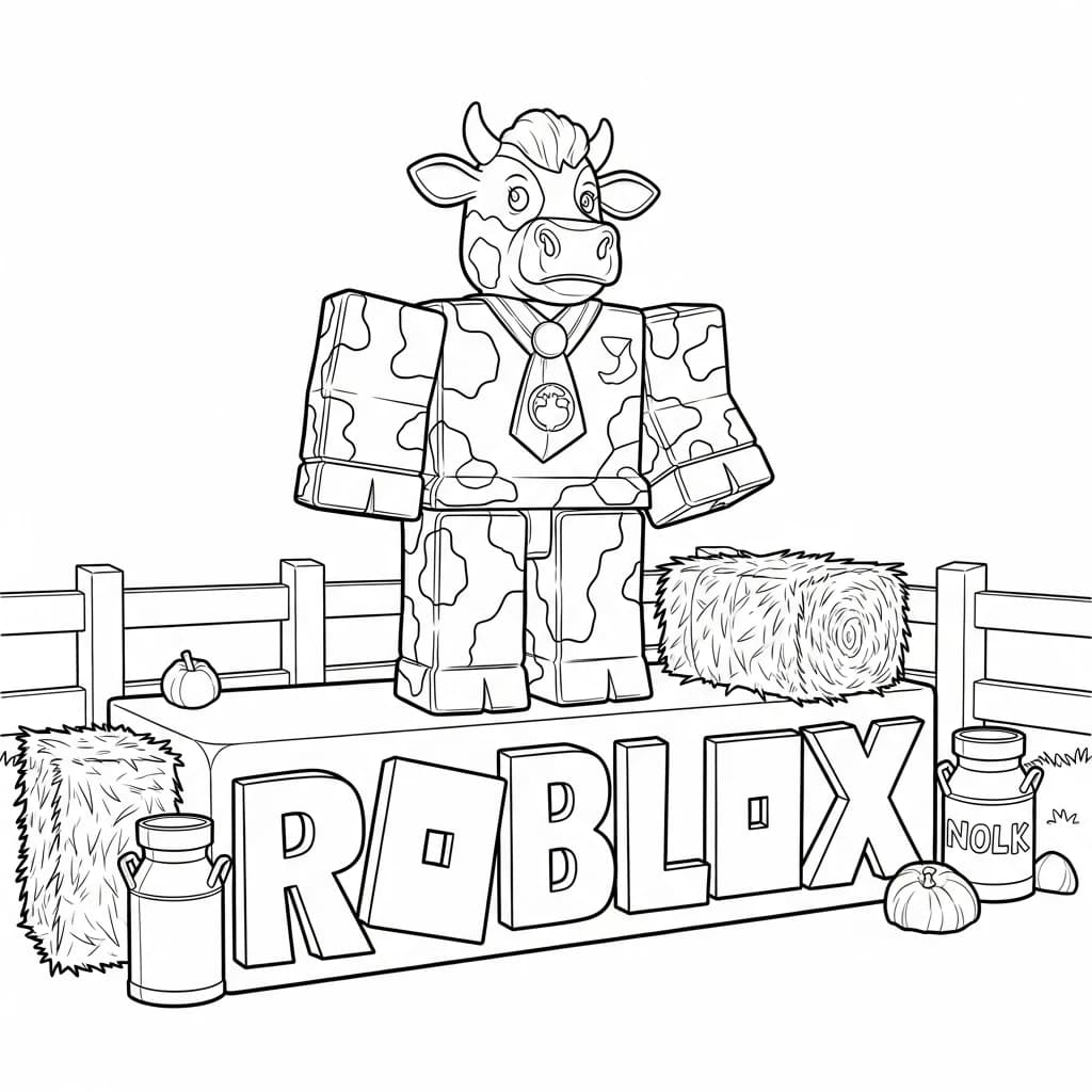 Desenhos de Roblox para imprimir e colorir